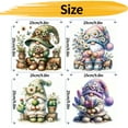 thumbnail image 4 of JYLMOOD 4pcs Paint by Numbers for Adults Kits, DIY Easy Painting by Numbers for Gift Home Wall Decoration 25x25cm（without Frame), 4 of 6