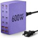 thumbnail image 1 of wonima44 USB Charging Station (600W),12-Port USB C Charger Block with Dual 100W PD USB-C Fast Charging Station Hub for MacBook Pro/Air/All iPad Phone 17/16 15/14/13/Pro Max/Samsung Galaxy Note(Purple), 1 of 1