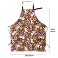 thumbnail image 2 of Kdxio Flower Bunny Apron with Pockets Adjustable Kitchen Aprons for Men Women Waterproof Aprons for Cooking,Drawing,Crafting, Baking Household Cleaning, 2 of 8