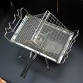 thumbnail image 4 of Stainless Steel Bread Toaster Rack Foldable Camping Stove for Camping Picnic, 4 of 11