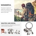 thumbnail image 4 of Silver Guitar Pendant Key Chain 1 Piece for Music Lover Metal Key Ornament, 4 of 9