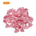 thumbnail image 3 of Uxcell 100Pcs Lazos Rosa Pasta de Frijol 1.5"x1" Mini Lazo para Pequeños Lazos de Satén, 3 of 5