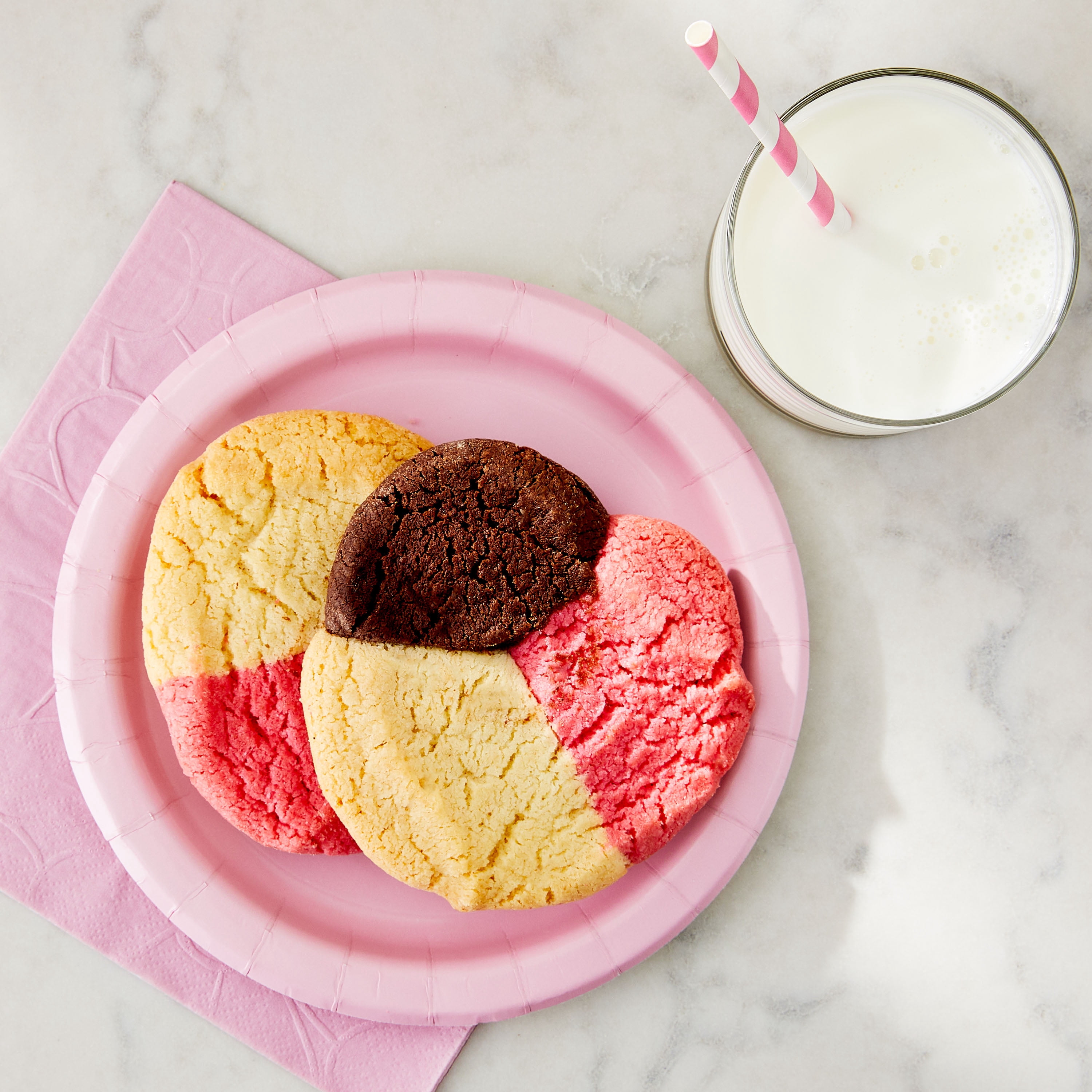 Freshness Guaranteed Tri-Color Polvorone Baked Cookies, 4 oz, 2 Count (Shelf-Stable)