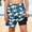 Teal, variant on Boys Camo Swim Trunks 2 in 1 Quick Dry Board Shorts with Liner Boys Swimwear Beach Shorts,Size 5 T