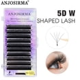 thumbnail image 1 of ANJOSIRMA 5D W Diseño De Pestañas Negro En Forma De Ventilador cable De Extensión Fácil YY Estilo natural Prefabricado, 1 of 3