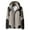 Khaki, variant on Women's Rain Jacket Technical Casual Waterproof Windbreaker Comfortable Color Block Interchange Jacket Drawstring Pocket Long Sleeve Hooded Outwear Jackets Green