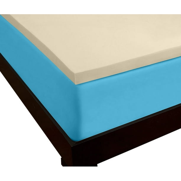 Dreamdna 3lb King Size 3 American Made Visco Elastic Memory Foam Mattress Topper Walmart Com Walmart Com