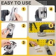 thumbnail image 3 of Square Slot Cutter Cutting Fast Stainless Steel Rectangular Silver Standard Woodworking Accessories Industrial Tools, 3 of 5