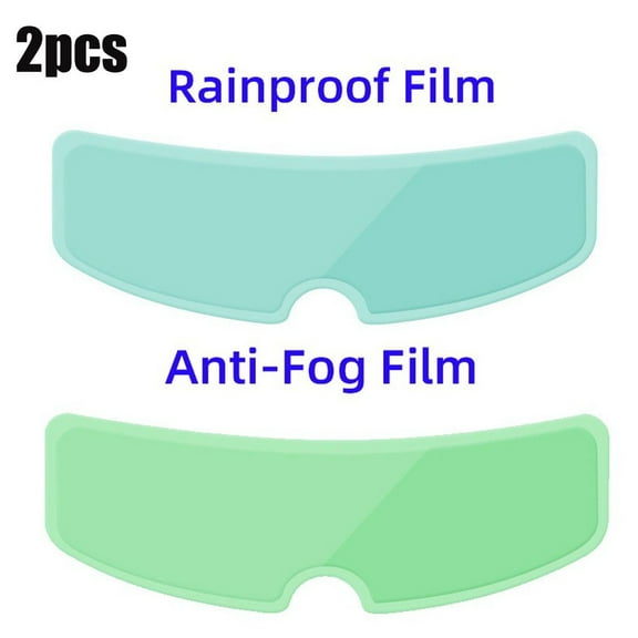 2pc Motorcycle Helmet Film Anti Rain and Anti Fog Film Clear Lens Rainproof
