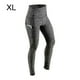 thumbnail image 1 of Leggings Pantalones elásticos de yoga de cintura alta Fitness Sports Mujer Trajes, Gris, XL Methold AP002120-12, 1 of 7
