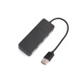 thumbnail image 3 of Seitruly 1 Drag 4 Mini USB Splitter Adapter Laptop Notebook Computer PC USB2.0 Hub Indicador LED Interruptor de botón individual Juegos de teclado y mouse para computadora Negro, 3 of 8