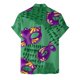 thumbnail image 3 of Camisas Para Hombre Manga Larga Regular Fit Camiseta con estampado digital 3D para hombre Camisa de manga corta Solapa superior (Blue, L), 3 of 4