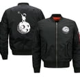 thumbnail image 4 of Ropa con estampado de astronauta de dibujos animados en la luna, chaqueta de estilo hip hop con personalidad, traje de vuelo con bolsillo de otoño, ropa de calle holgada y moderna para hombre, 4 of 5
