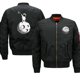thumbnail image 3 of Ropa con estampado de astronauta de dibujos animados en la luna, chaqueta de estilo hip hop con personalidad, traje de vuelo con bolsillo de otoño, ropa de calle holgada y moderna para hombre, 3 of 4