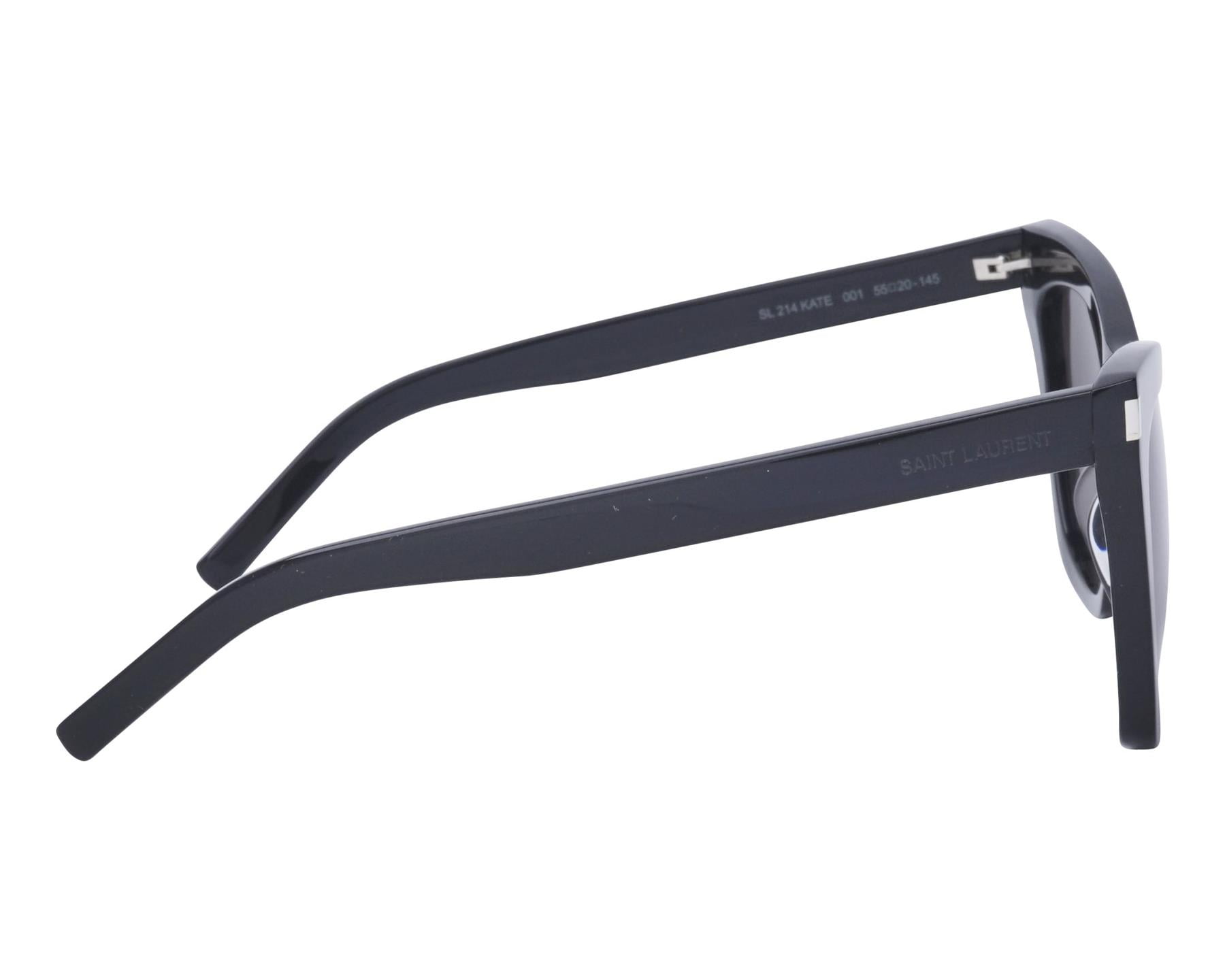 SAINT LAURENT: SL 214 Kate acetate sunglasses - Black