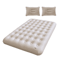 thumbnail image 1 of "Cama Colchón Matrimonial Inflable Camping 2 Plazas Almohadas Lab.G, Beige ", 1 of 5
