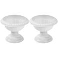 thumbnail image 1 of OULII 2Pcs Roman Flower Pot White Plastic Urn Planter Material for Stage Props, 1 of 8