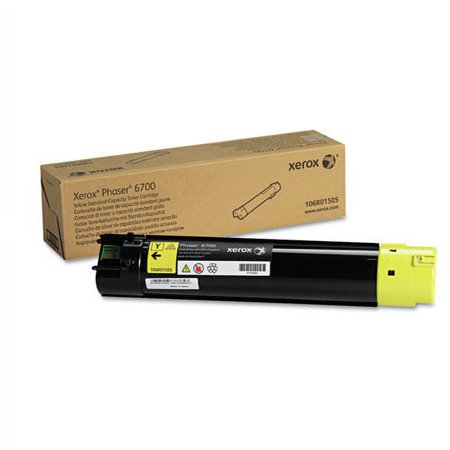 UPC: 0095205760880 | Xerox 106R01505 5000 Page Yield Standard Capacity Toner Cartridge for Phaser 6700 – Yellow