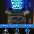 thumbnail image 3 of Bug Zapper Outdoor Indoor, Electric Mosquito Zapper with 18W Power & 4400V High-Voltage, Coverage of 1/2 Acre, 5ft Power Cord, 3 Prong Plug, Waterproof Fly Trap for Patio, Backyard, Garden, 3 of 5