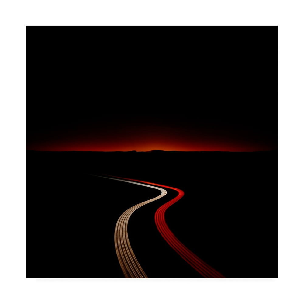 Trademark Fine Art Nadav Jonas ‘Mountain Horizon Exposure’ Canvas Art