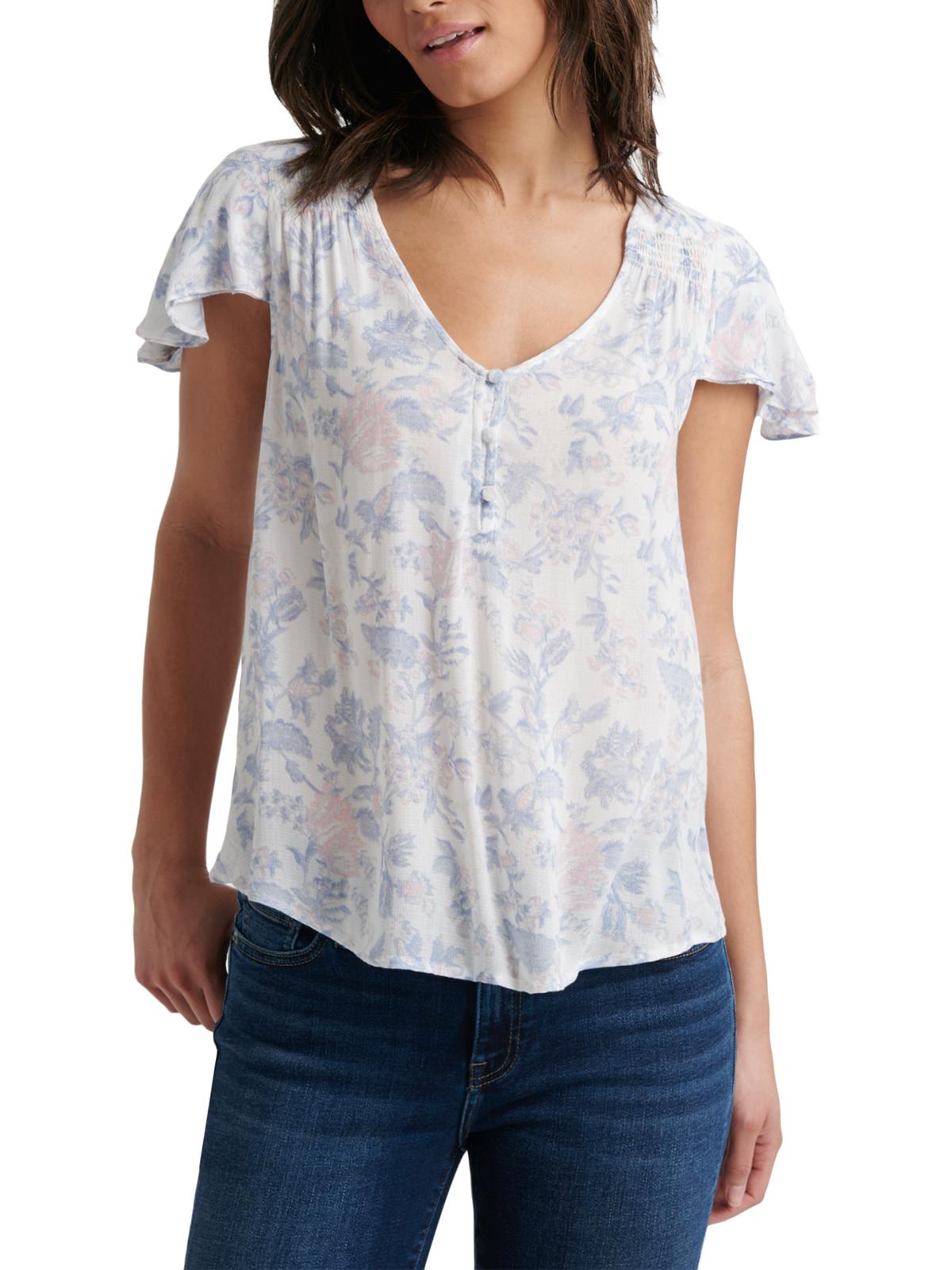 Lucky brand petite tops Clearance