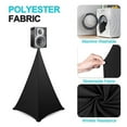 thumbnail image 6 of Speaker Stand Cover, DJ Speaker Stand Tripod Scrim with Carry Bag, Black Cover for Wedding, Stage, 6 of 7