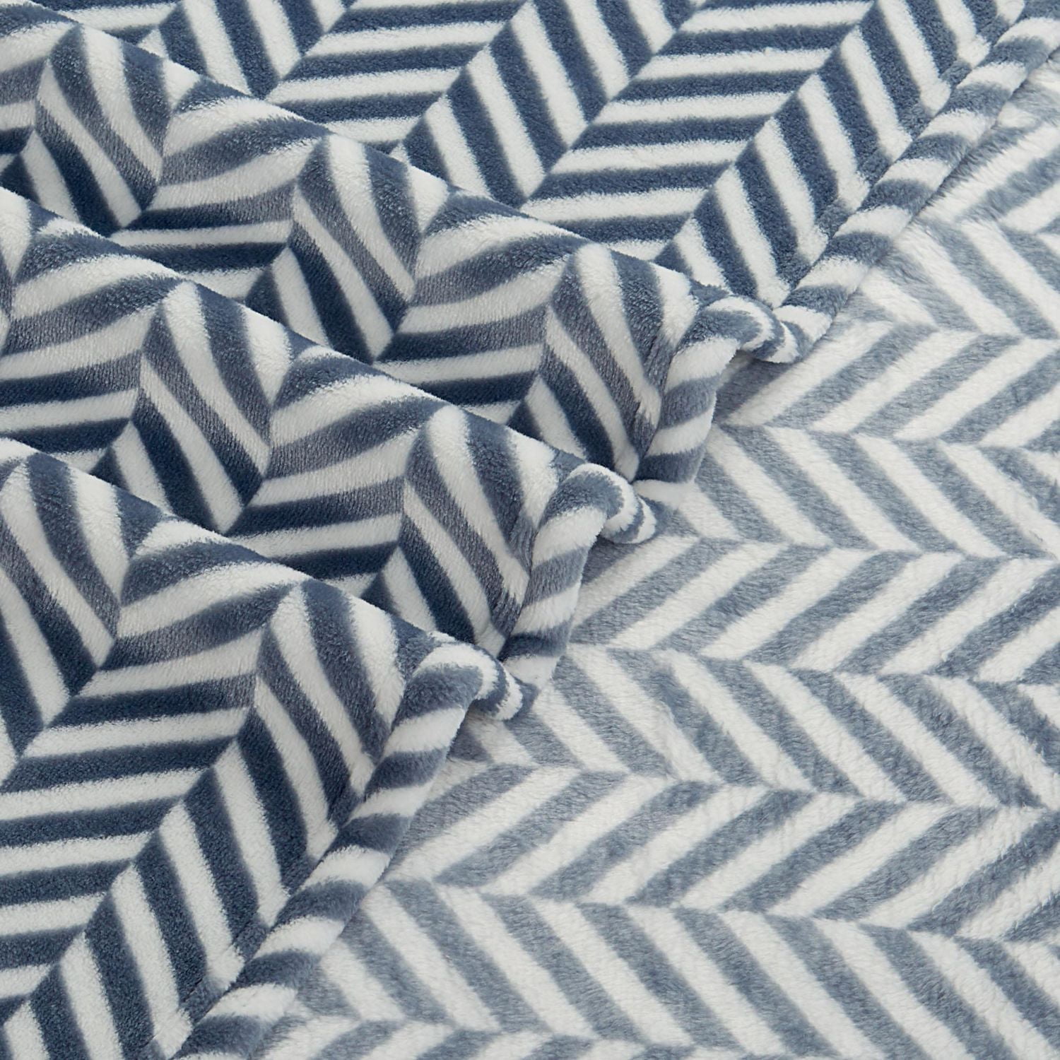 Jeté en peluche luxueuse HOMETRENDS 127 cm x 152 cm, microfibre