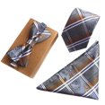 thumbnail image 1 of Cravate pour Homme Jacquard Paisley avec Poche et Nœud Papillon, 1 of 10