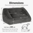 thumbnail image 5 of Lovupet Foam Dog Couch, 40 Inches Length Fabric Dog Sofa for Small Medium Dogs, Indoor Pet Couch, 5 of 7