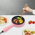 thumbnail image 5 of Electric Skillet, Non-Stick Electric Skillet, Pink Mini Frying Pan 15*5.5cm/5.9*2.2in, 5 of 10