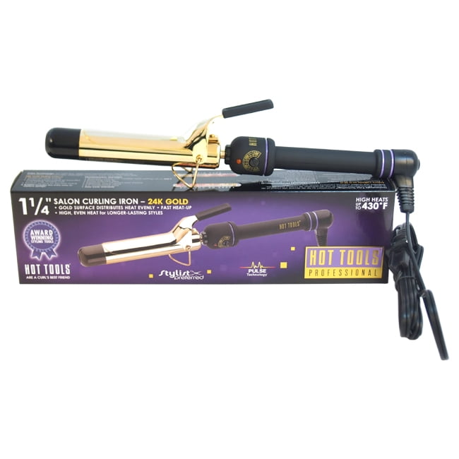 Professional Salon Curling Iron Model 1110CN Gold/Black by Hot