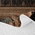thumbnail image 5 of meiyoeat Wild Animal Mallard Bed Spread Queen,Rustic Camo Wood Print Queen Coverlet Set For Kids Boys,3pcs, 5 of 7