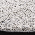 thumbnail image 3 of SAFAVIEH Berber Deena Distressed Area Rug, Ivory/Dark Gray, 6' x 6' Round, 3 of 10