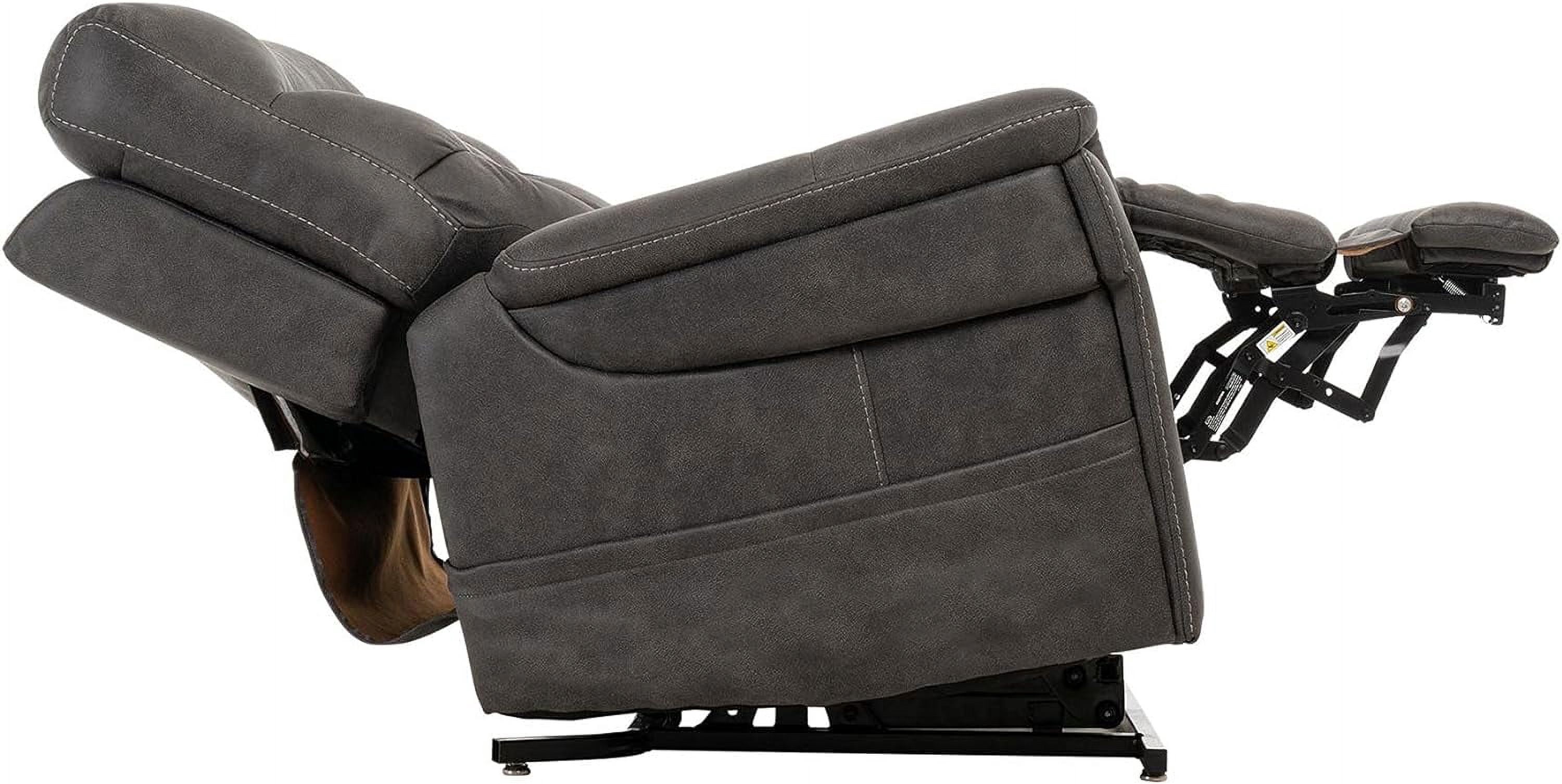 Pride Mobility Radiance Recliner Lift Chair with 3 Heating Pads, 400 lbs Capacity, Silver
