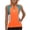 ORANGE, variant on Women's Half Zip Breathable Cycling Vests Reflective Sleeveless Jerseys Golf 4 Rear Pockets Grey XS