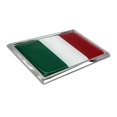thumbnail image 5 of Large Italian Flag Chrome Auto Emblem, 5 of 5