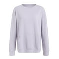 thumbnail image 5 of Dmsael Tshirts for Women Womens Fall Tops Long Sleeve Shirts Casual Tunic Top Basic T Shirts Tees Light Purple,L, 5 of 7