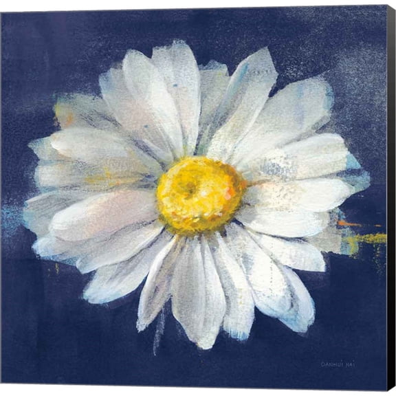 Great Art Now Boldest Bloom II Dark Blue by Danhui Nai, Canvas Wall Art, 24W x 24H