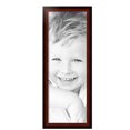 thumbnail image 2 of ArtToFrames 12" x 34" Matte mahogany Diploma Picture Frame, 12x34 inch Brown Wood Poster Frame (WOM-5108), 5 Pack, 2 of 6