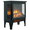 Antique Black, variant on Electric Fireplace Stove Heater, PAPROOS 17" Freestanding Fireplace Stove, 3D Realistic Flame Effect, Fireplace Heater for Home Bedroom,Overheat Protection, CAS Certified, 1400W/700W, Black
