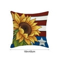 thumbnail image 3 of Pillow Cover Independence Day Star 4th Of July Flag Pillow Cover Cushion Cover Soft Pillow Cover Decorative Pillow Cover, 3 of 6