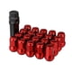thumbnail image 1 of 1 Juego M12x1.5 Coche Orejeta Tuercas Bellota Hexagonal Rueda Tuerca con Zócalo Llave Rojo, 1 of 1