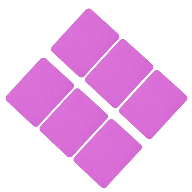 Uxcell 6 Pcs Pièces Thermocollantes Patchs de Réparation en Tissu pour Vêtements Lilas