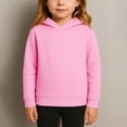 thumbnail image 2 of GiLiling Oversized Hoodie for Girls, Fall Fashion Versatile Plain Hooded Sweatshirt, Casual Comfy Long Sleeve Pullover Top (Pink, 13-14 Years), 2 of 5