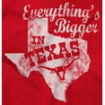 thumbnail image 2 of Texas Everything's Bigger State Shape Hoodie Sweatshirt Women Men Brisco Brands S, 2 of 6