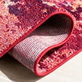 thumbnail image 5 of SAFAVIEH Madison Oscar Abstract Distressed Area Rug, Red/Ivory, 6' x 9', 5 of 8