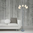 thumbnail image 3 of Medusa Grey Floor Lamp with White Acrylic Shades Model 16197-98, 3 of 10