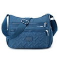 thumbnail image 2 of Bolsa bandolera de nailon para mujerbolso cruzado con varios bolsillos (azul real) Ehuebsd Para estrenar, 2 of 3