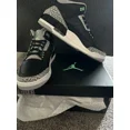 thumbnail image 1 of Ni - ke Ni - ke Air Jordan 3 Retro Shoes Black Wolf Gray Green Glow CT8532-031 Men's & GS, 1 of 5