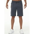 thumbnail image 4 of Yundobop Men's 9" Inseam Zipper Pocket Stretch Shorts Iron Grey 32, 4 of 5